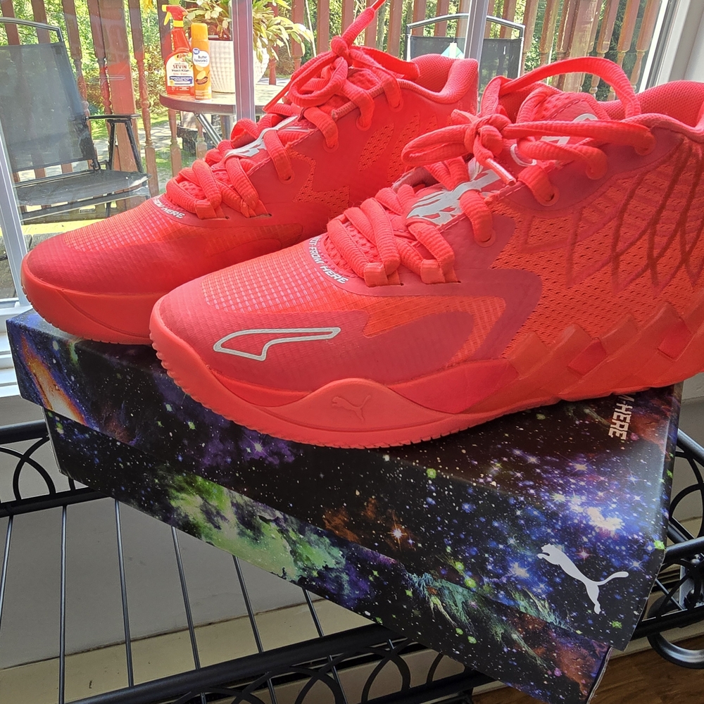 Puma Kids Bright Red Sneakers